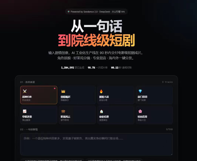 抖音 AI 短剧工厂